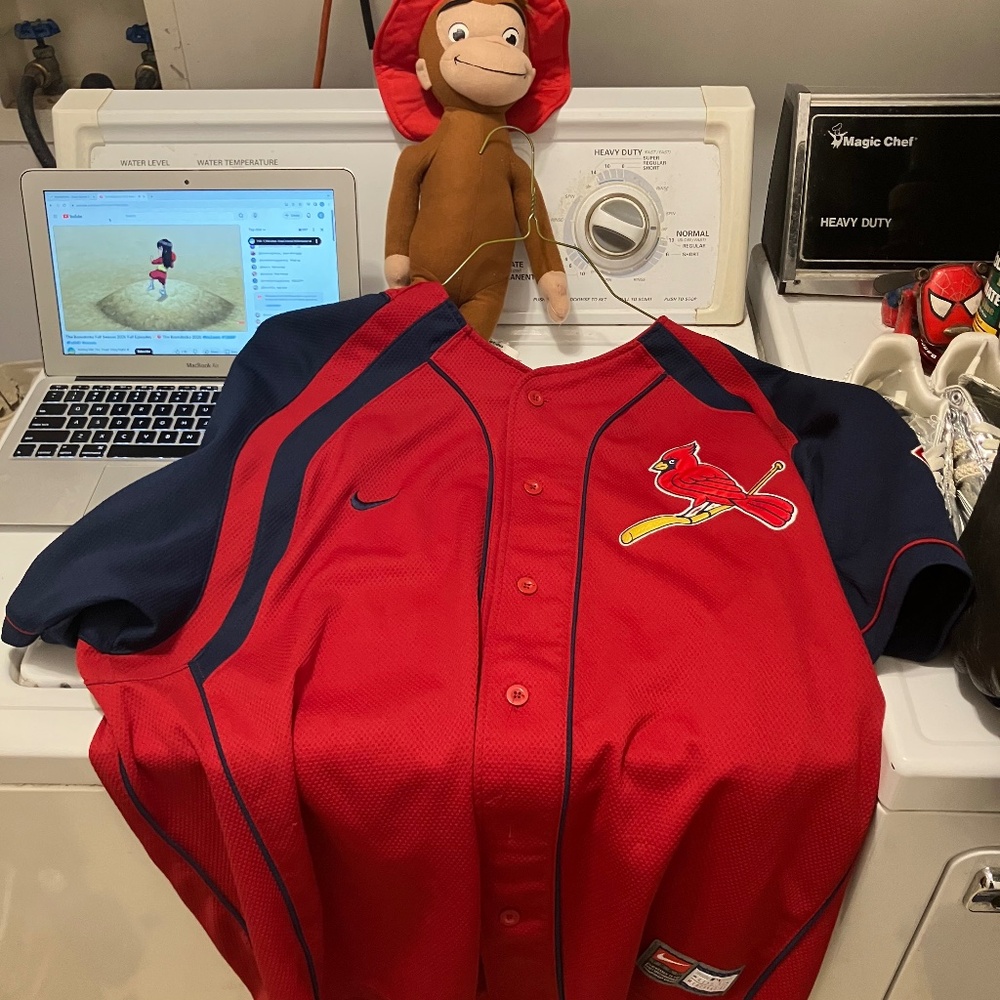 Lg Y2K Vintage Albert Pujols Jersey 2000s Cardinals Oversized
